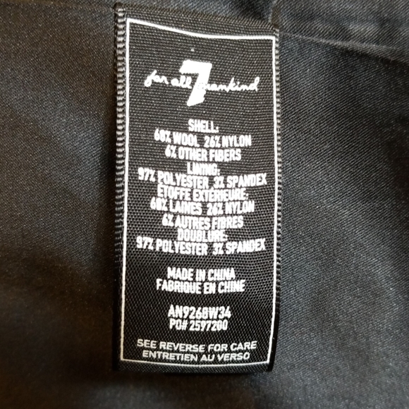 7 for All Mankind New Stunning Wool Coat - Picture 7 of 7